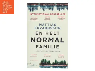 En helt normal familie : en roman om en forbrydelse af Mattias Edvardsson (f. 1977) (Bog)