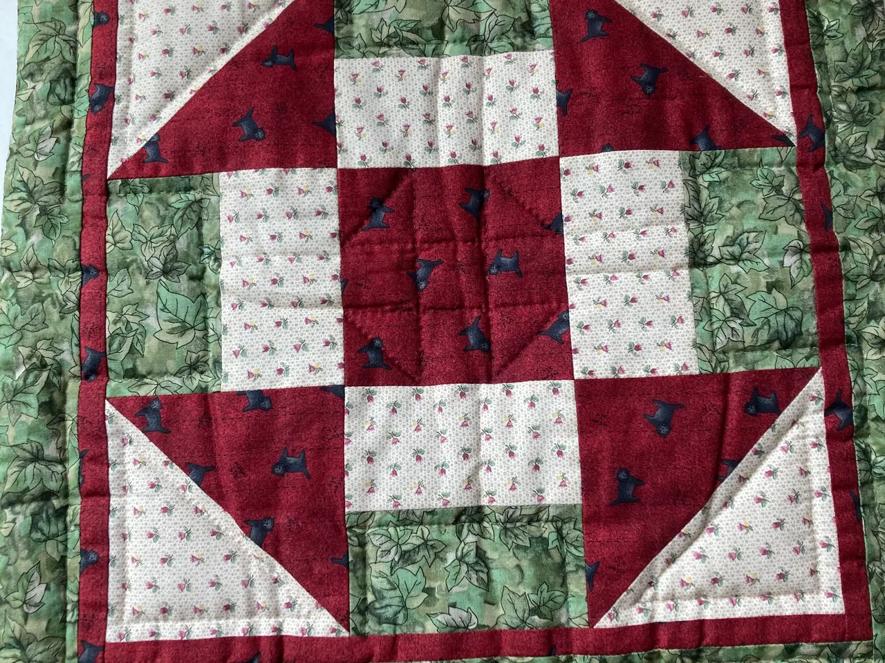 Billede 2 - Lysedug / Patchwork dug