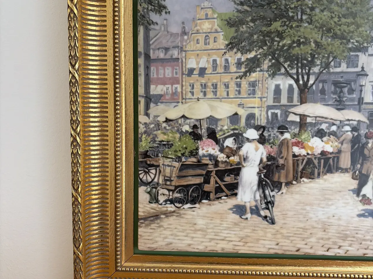 Billede 4 - Paul Fischer “Højbro Plads set mod Amagertorv"1917