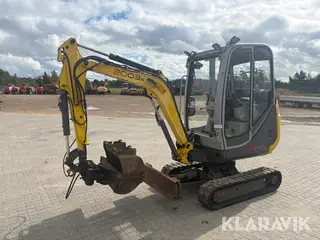 Minigraver Wacker Neuson 2003 med 3 styk skovle