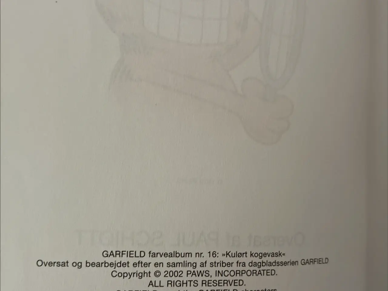 Billede 2 - Garfield 1 oplag Kulørt kogevask