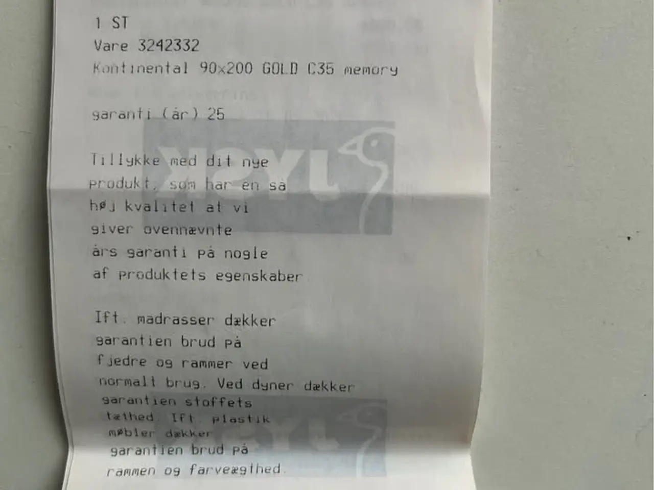 Billede 3 - Kontinental Gold C35 ( 90x200 )