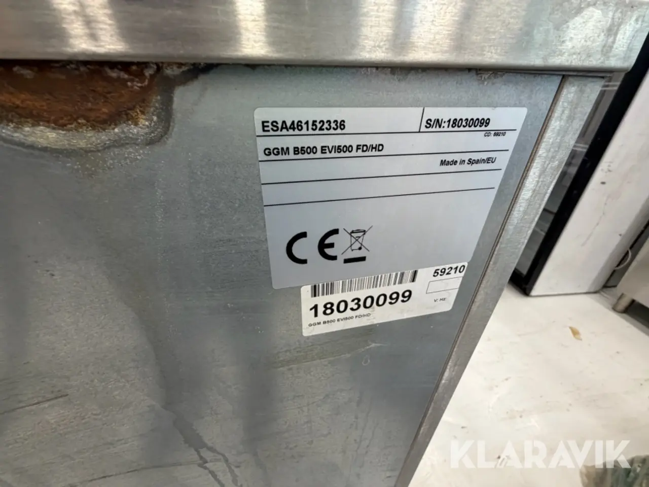 Billede 12 - Isterningmaskine GGM Gastro GGM FD 415 AIR/EWI403VH med EVI500 isbeholder