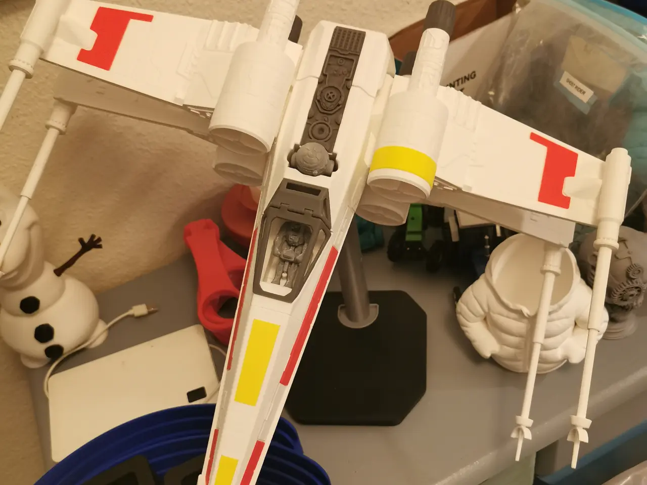 Billede 7 - 3d printet x-wing