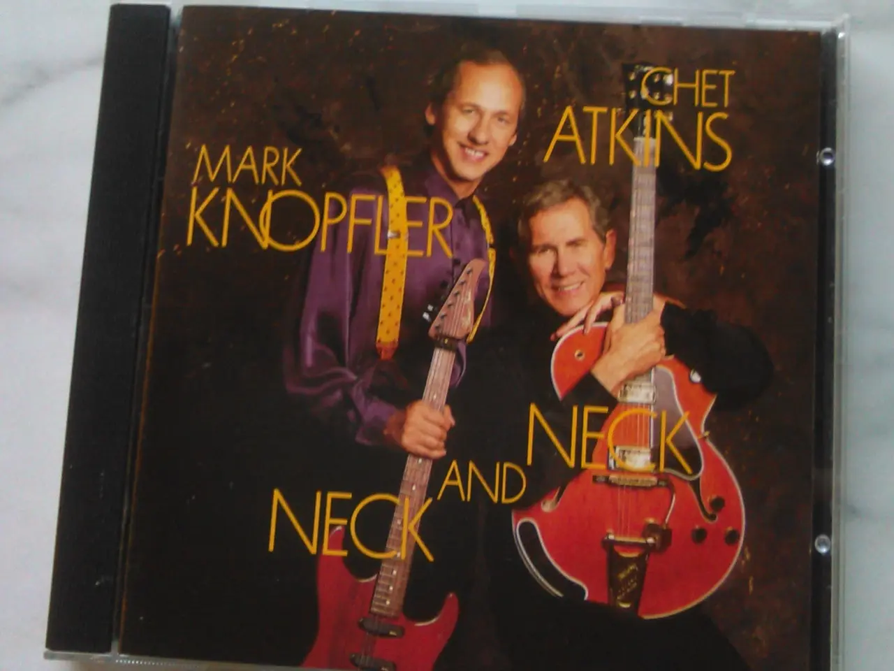 Billede 1 - MARK KNOPFLER & CHET ATKINS: NECK AND NECK (1990