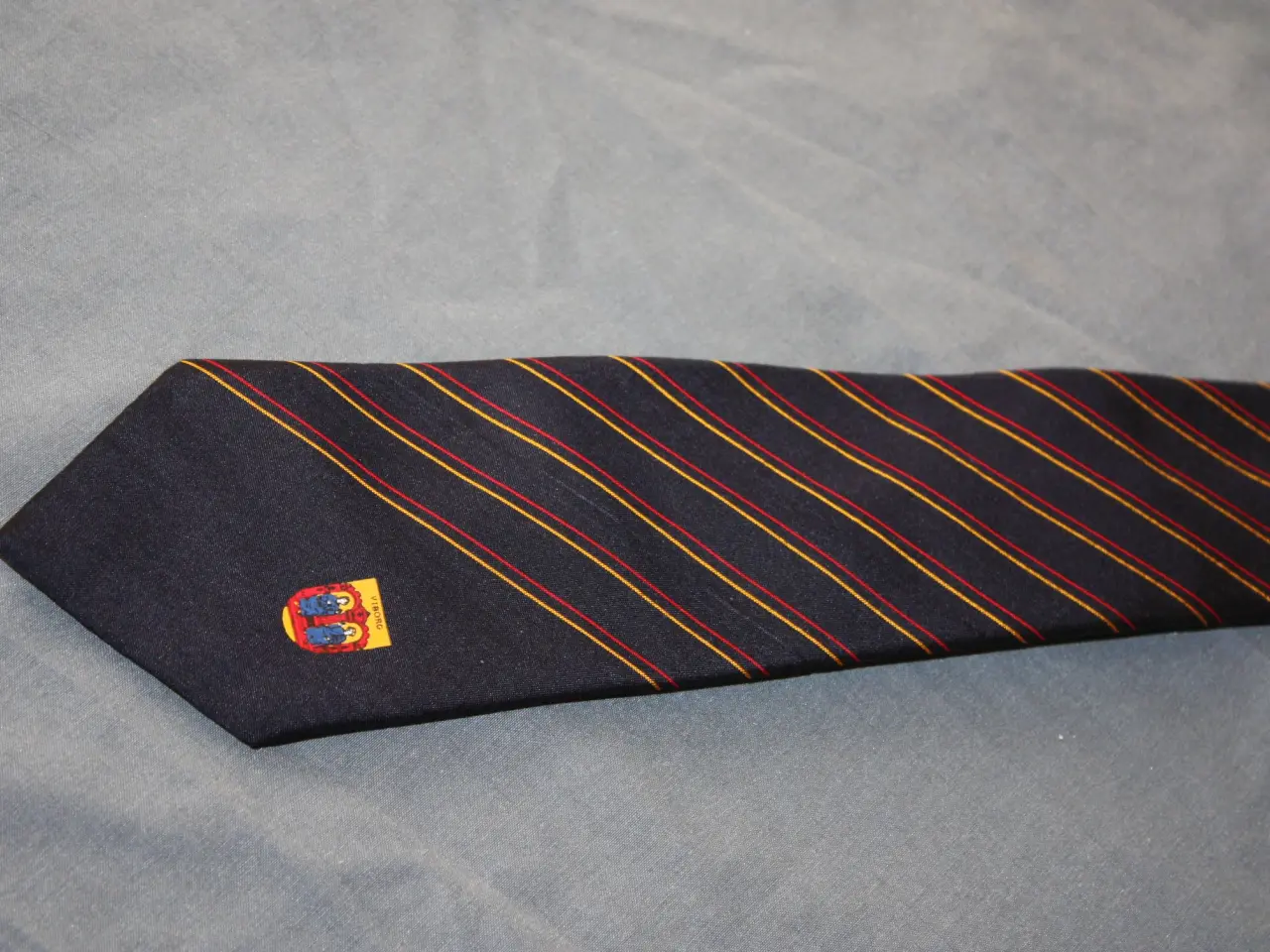 Billede 3 - Marchi Silke slips med Viborg logo Thai silk 100%