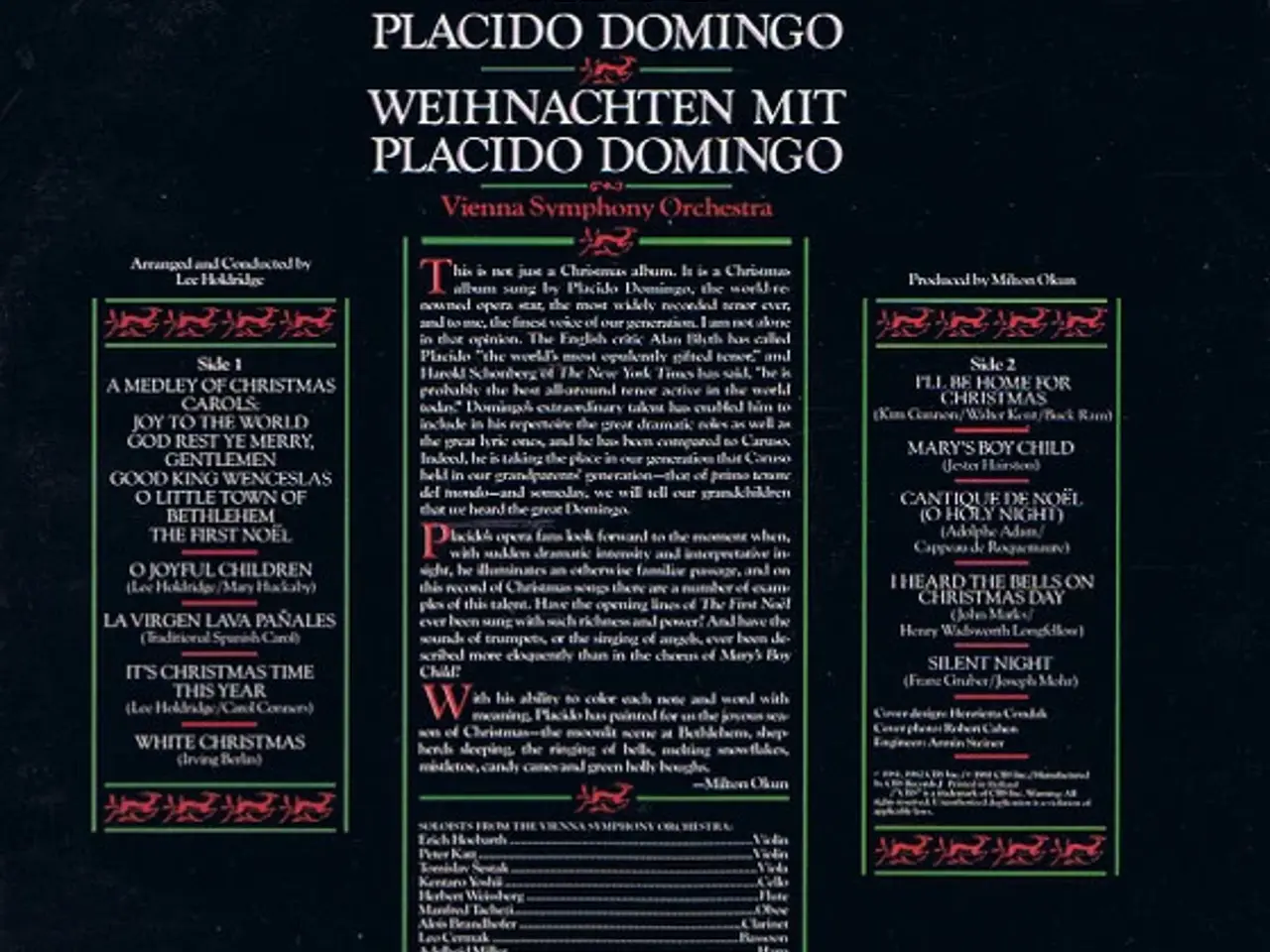 Billede 2 - JULE ALBUMMER fra Presley, Domingo, Crosby, Zamfir