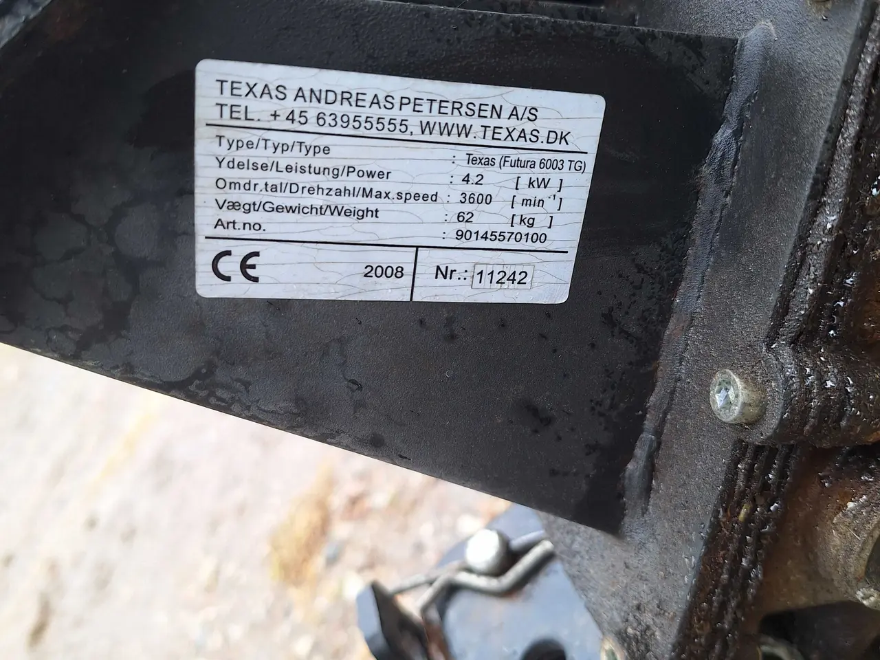 Billede 4 - Havefræser Texas Futura 6003 5.5hk