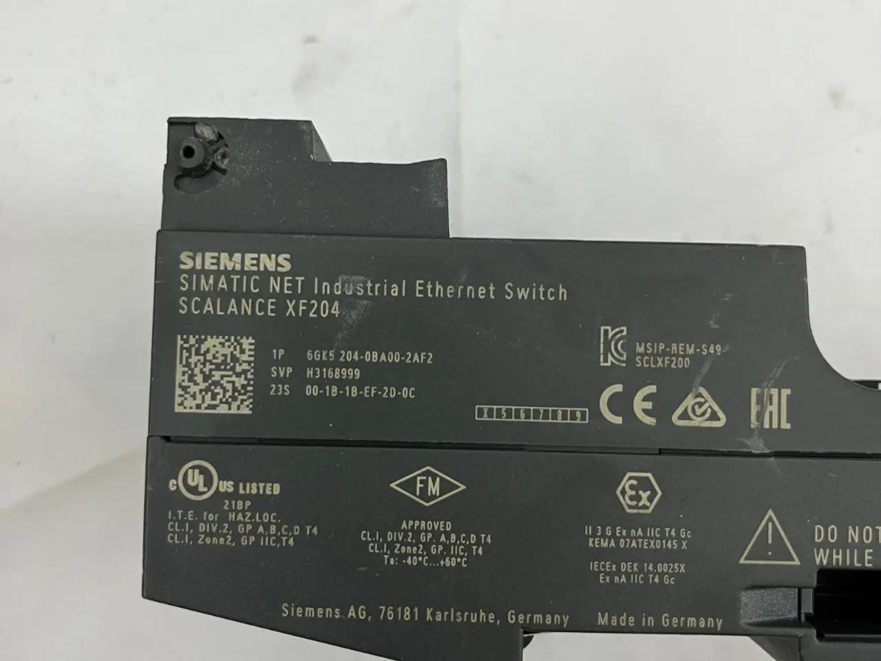 Billede 4 - Siemens SCALANCE XF204 Ethernet kontakt