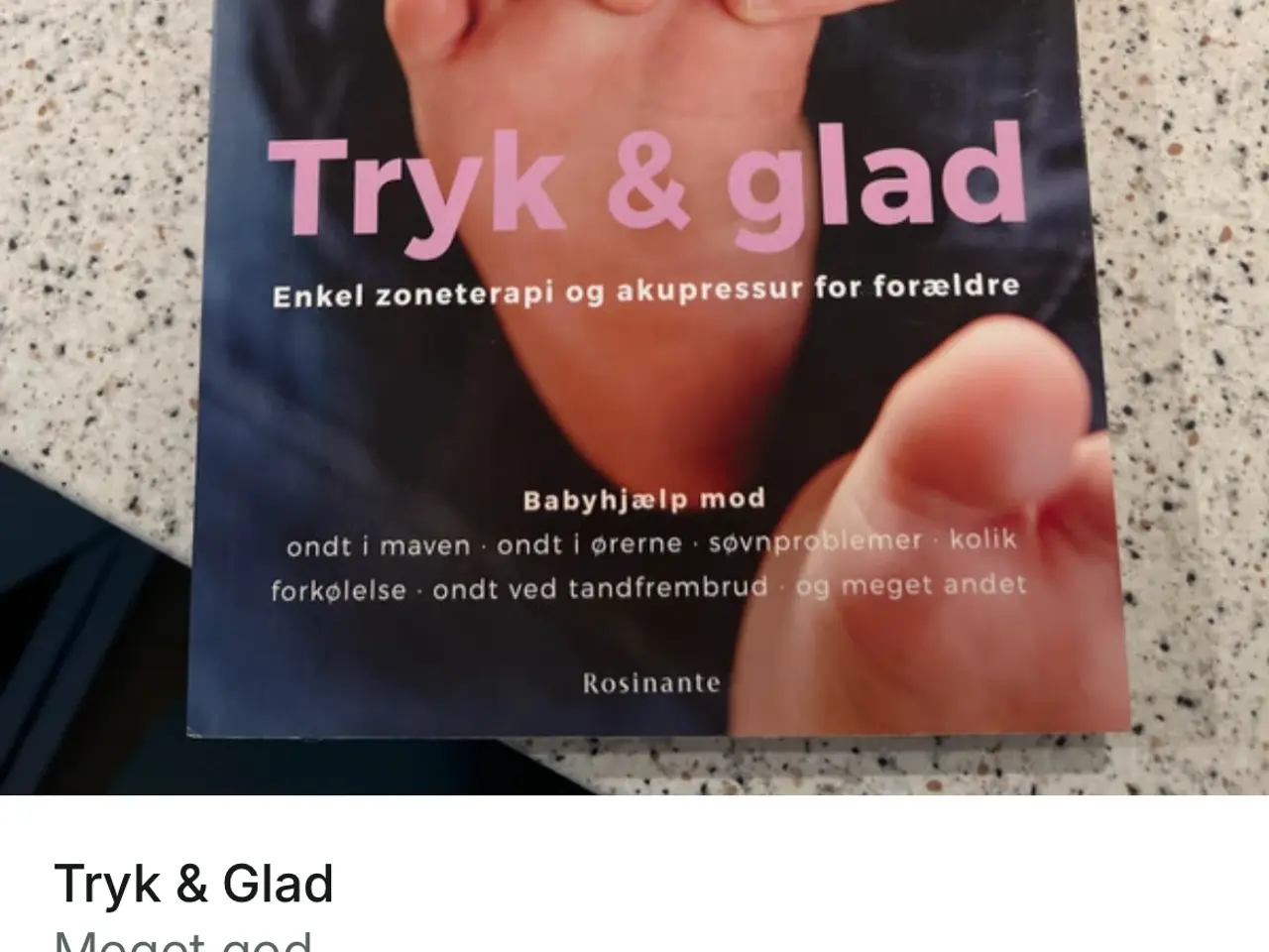 Billede 1 - Tryk og glad - baby bog 