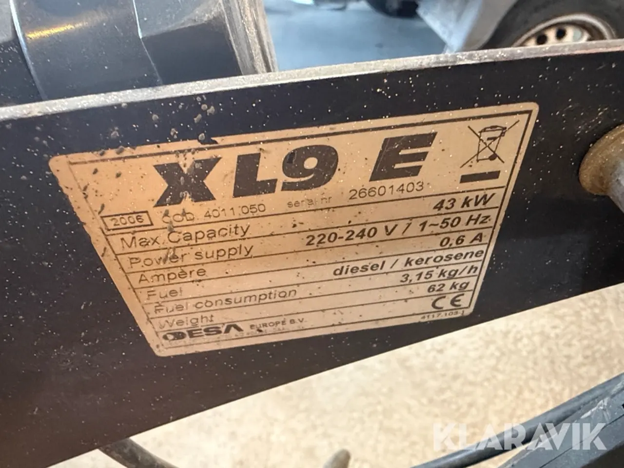 Billede 11 - Infrarød varmekanon Master XL9 - diesel