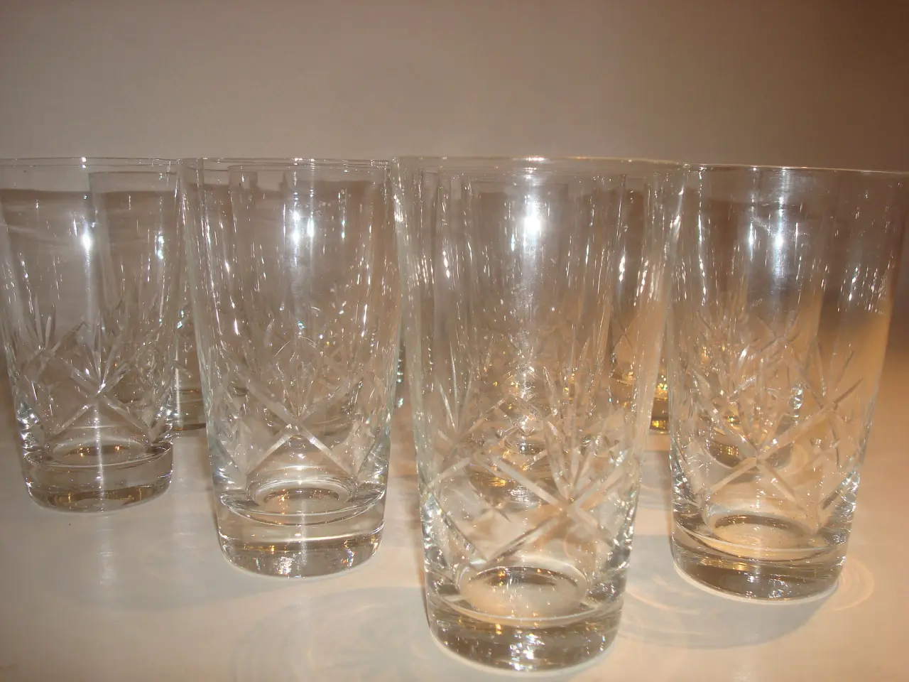 Billede 1 - ULLA vand/ølglas -13 cm høje, perfekt st