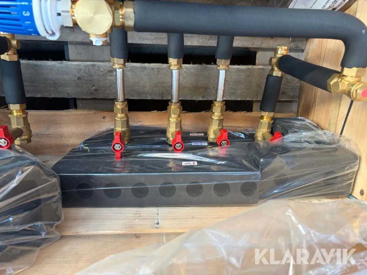 Billede 7 - Gulvvarmeunit Wavin BCVS TPI 5KV + 3VV + 5GV Grundfos cirkulationspumpe 2 styk