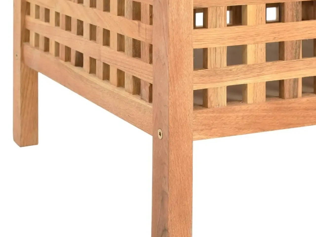 Billede 7 - Opbevaringsbænk i massivt valnøddetræ med hynde - 93 x 49 x 49 cm