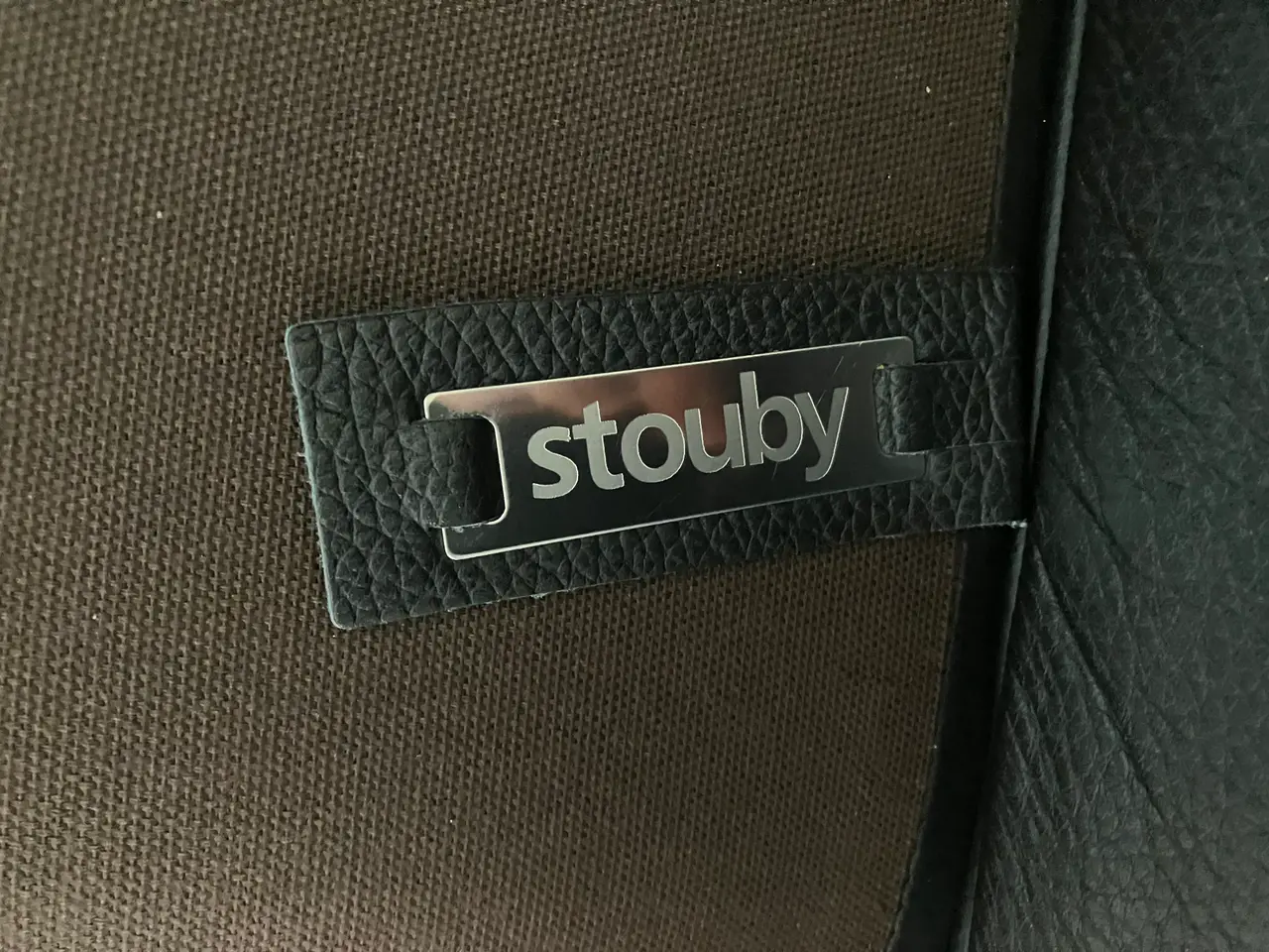 Billede 6 - Stouby Maria sort lædersofa 2-personers med træst