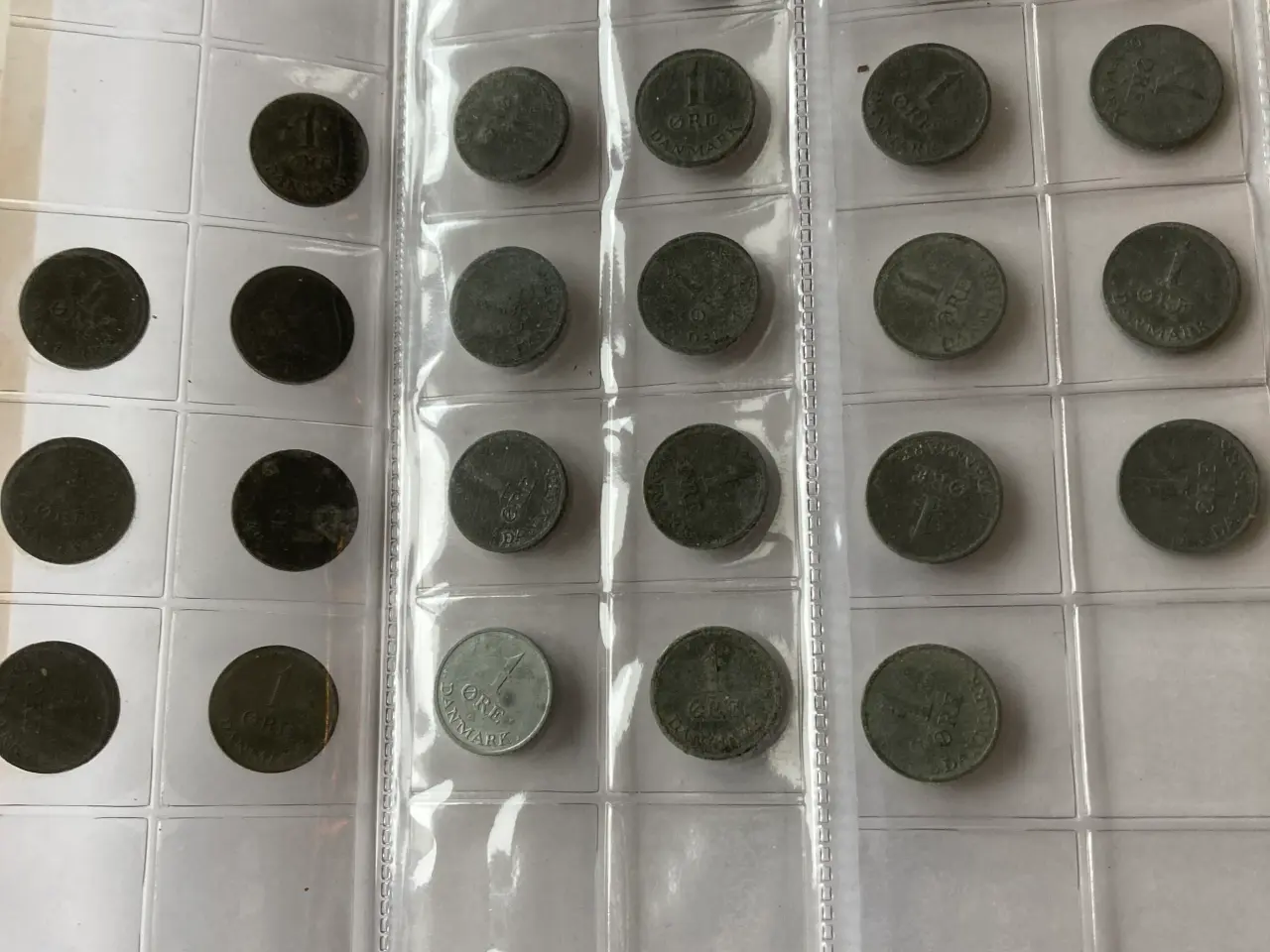 Billede 1 - Danske 1-2-5 ører mfl.  samt norske og amerikanske
