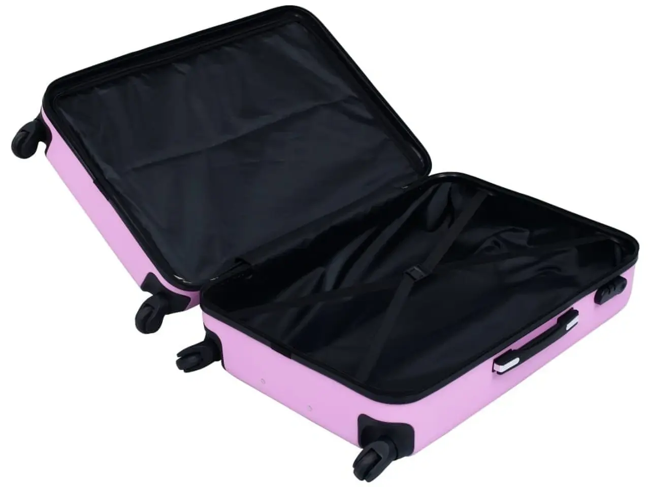 Billede 5 - Hardcase-kuffert i ABS - lyserød, 55 × 36 × 22 cm