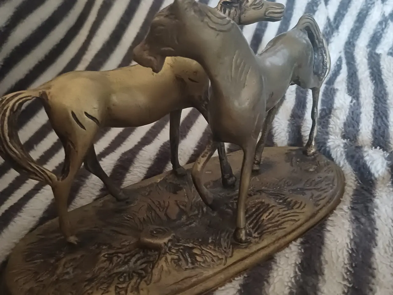 Billede 3 - Messing heste figure