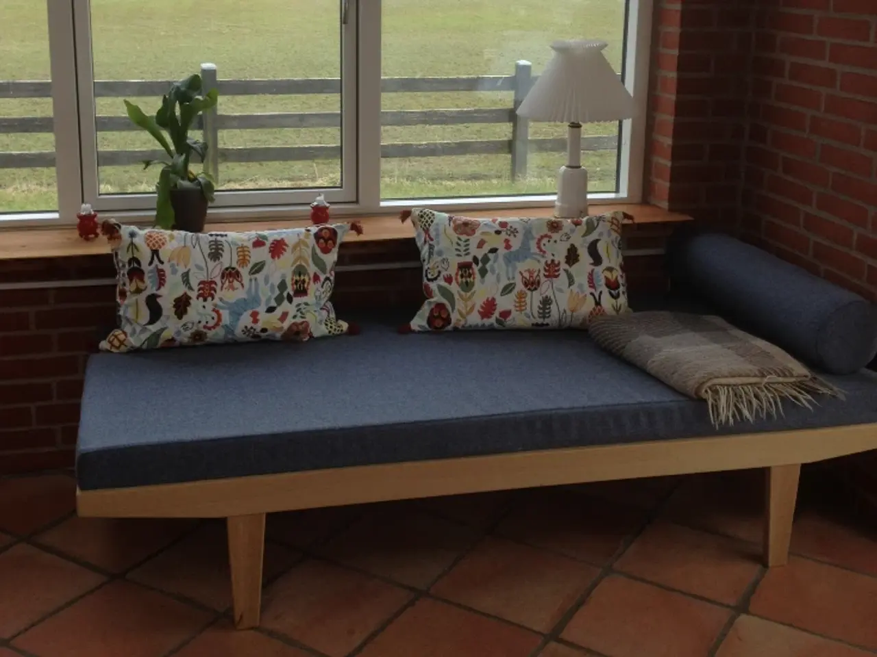 Billede 1 - Flot dueblå daybed