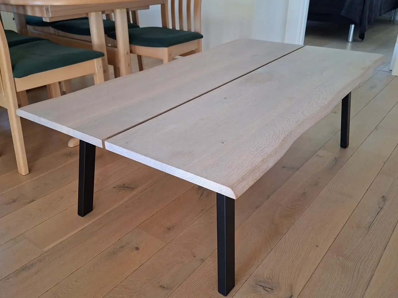 Billede 3 - Planke sofabord i massiv eg