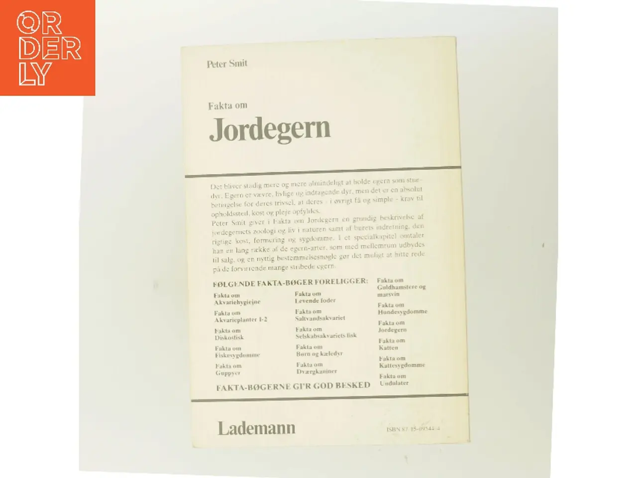 Billede 3 - Fakta om Jordegern af Peter Smit (Bog)