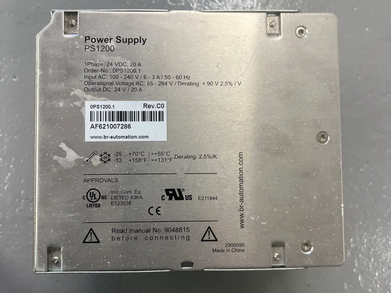Billede 2 - 24V 20A strømforsyning B&R