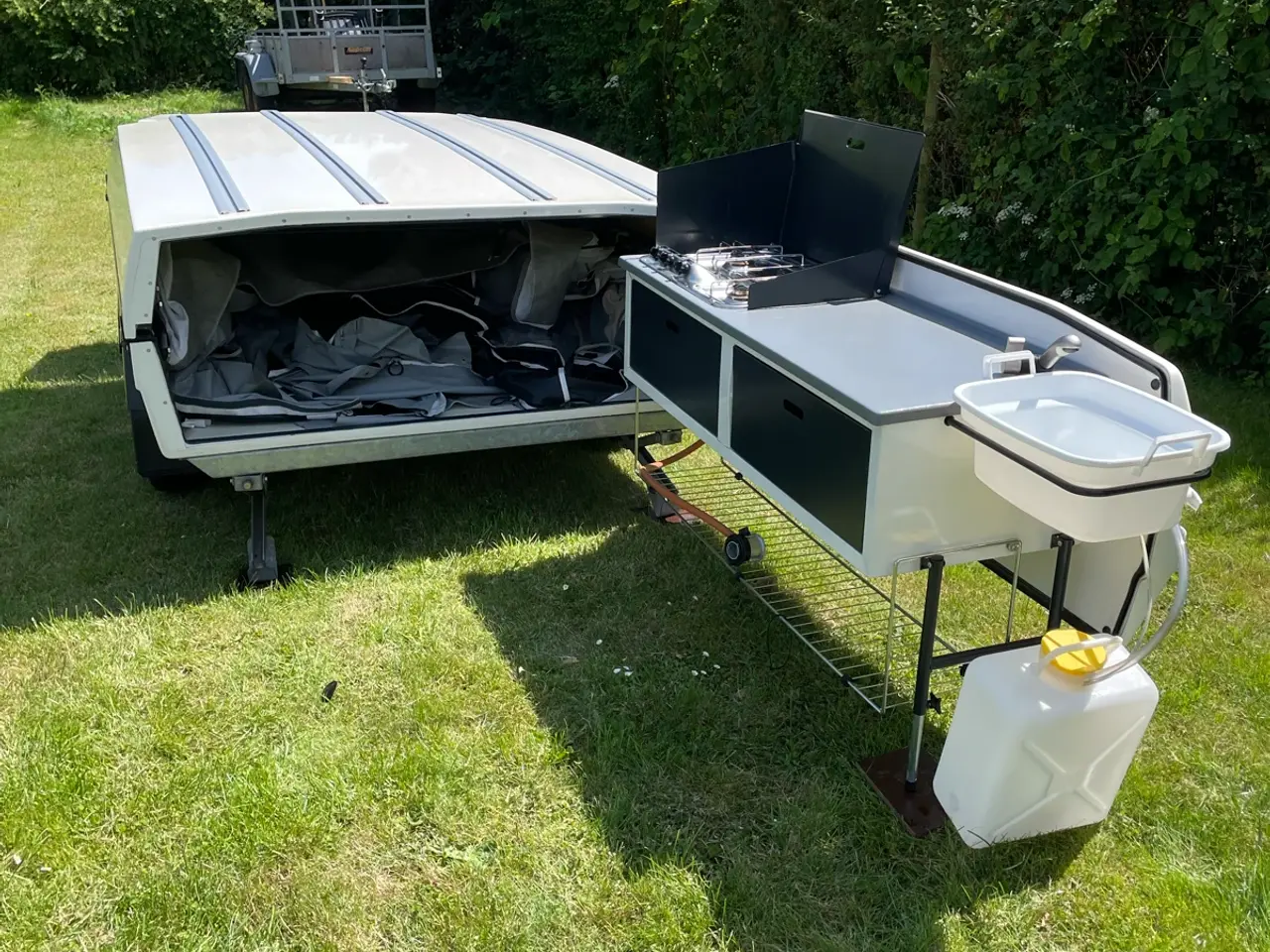 Billede 4 - Fin Camp-let med bremser.