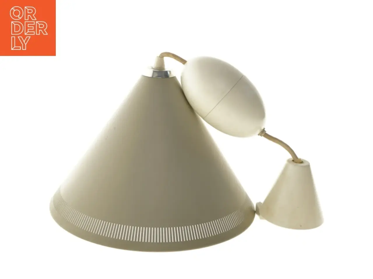Billede 1 - Vintage pendellampe (str. Ø 30,5 cm højde 27 cm)