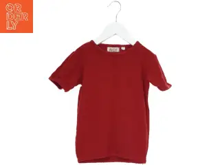 Rød kortærmet T-shirt fra Wheat (str. 116)
