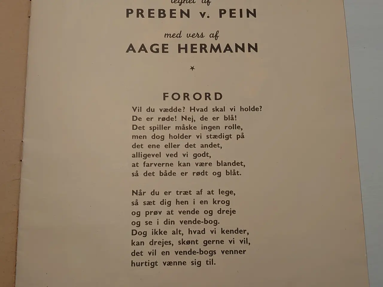 Billede 4 - Aage Hermann:Vendebogen. ill.P.v.Pein. Uden år.