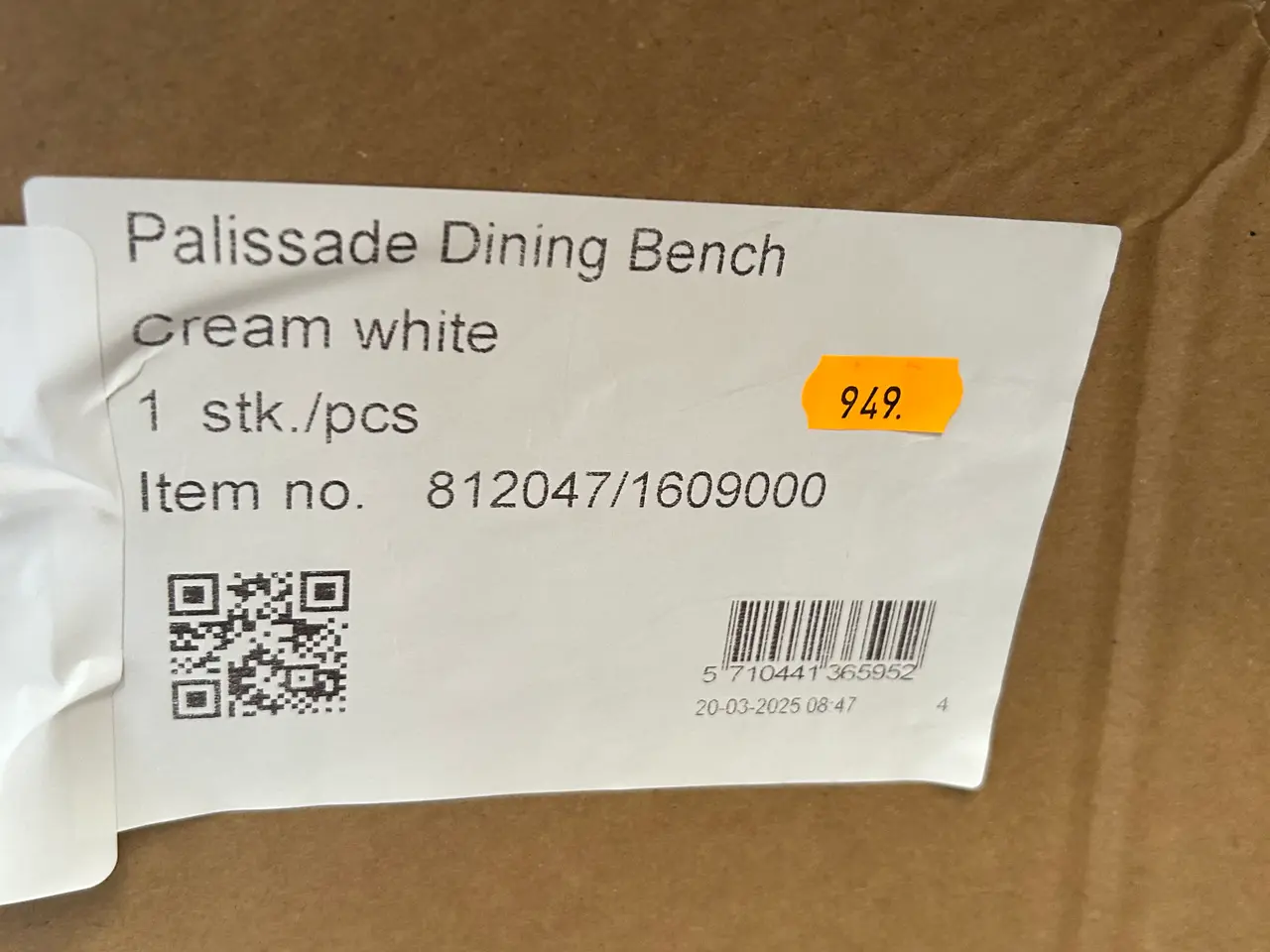 Billede 2 - Bænk HAY Palissade