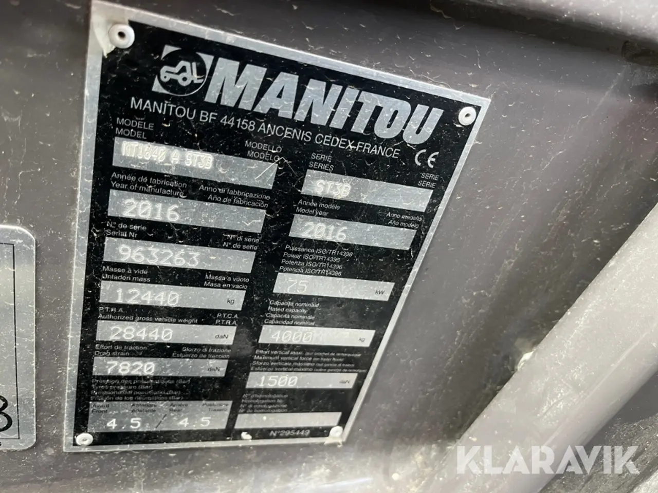 Billede 9 - Teleskoplæsser Manitou MT1840A ST3B