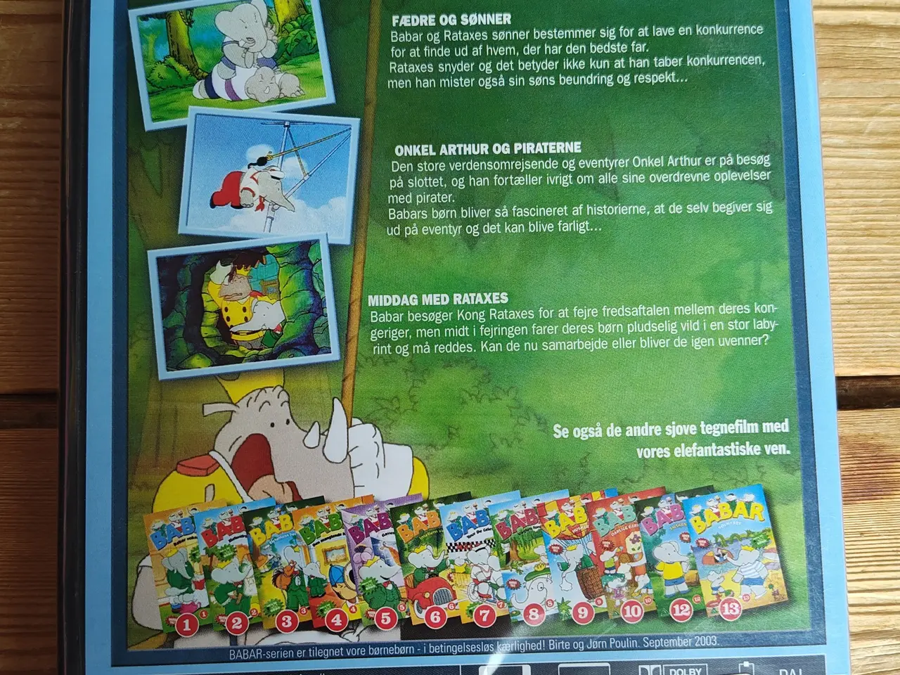 Billede 2 - UBRUGT Babar fædre og sønnner DVD