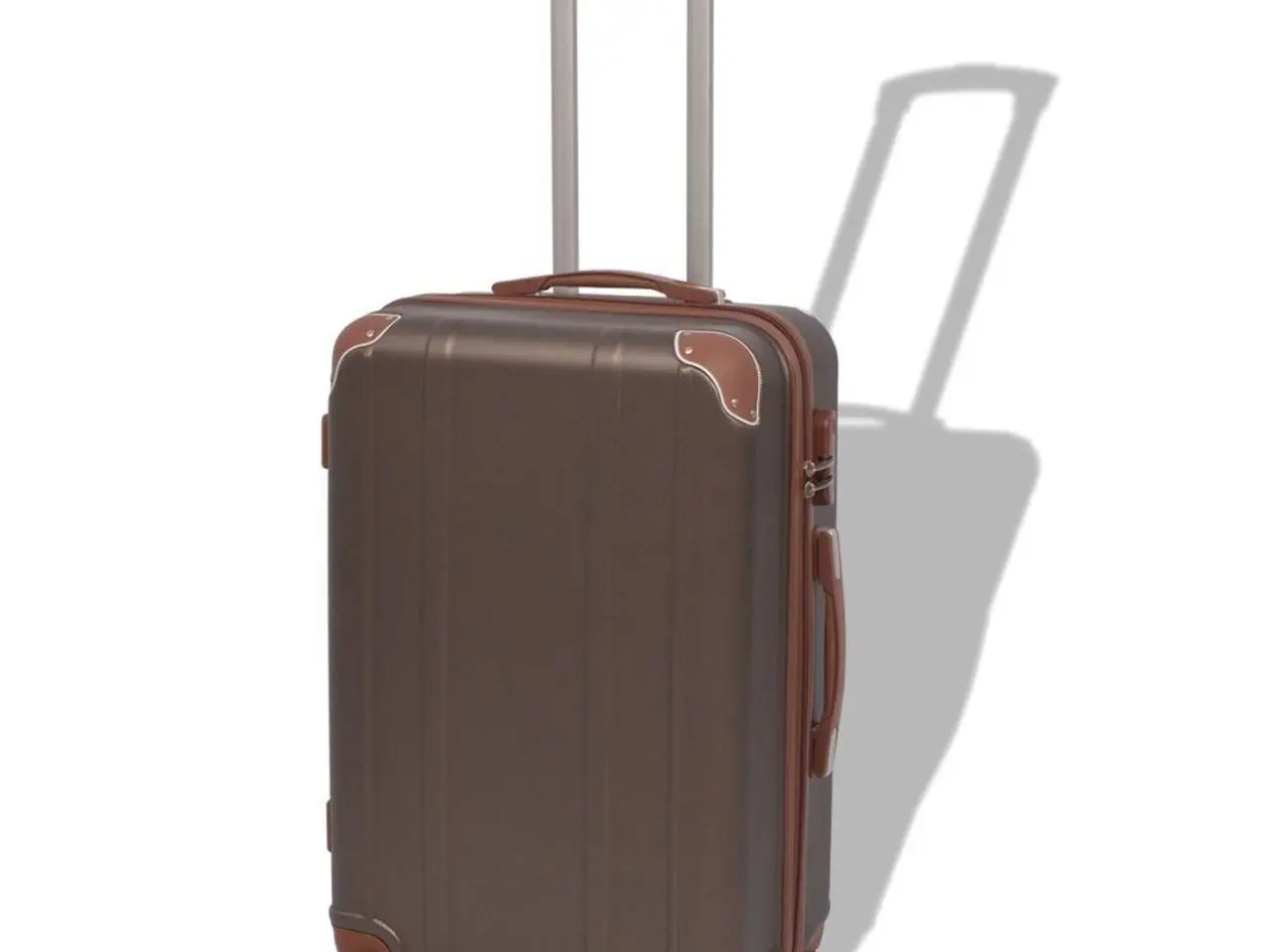 Billede 3 - Hardcase trolleysæt i ABS - 4 dele, kaffefarvet