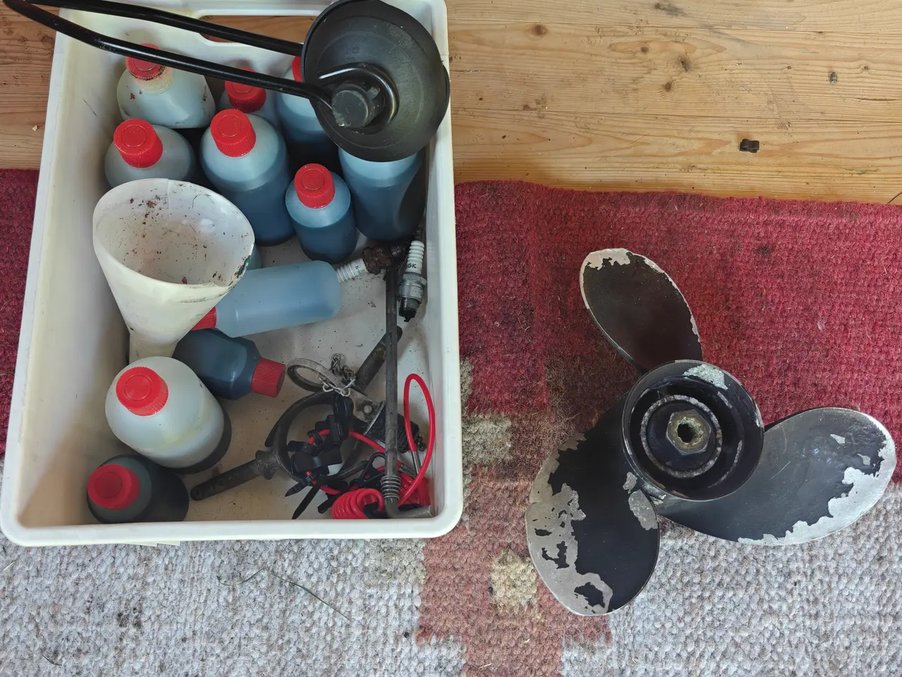 Billede 6 - 25 HK Mercury påhængsmotor med korte ben