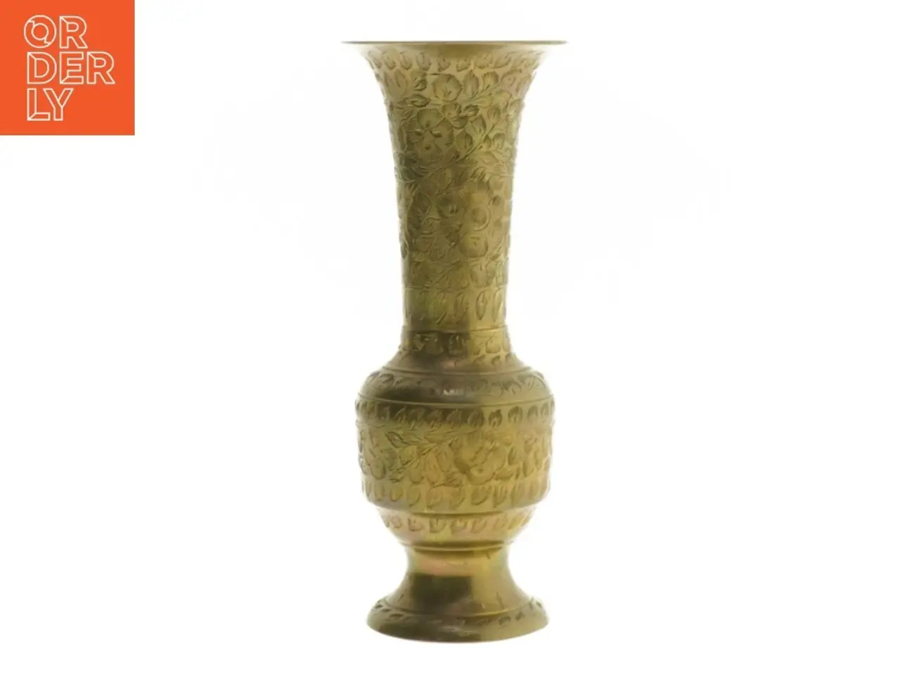 Billede 1 - Dekorativ vase af metal (str. 20 cm)