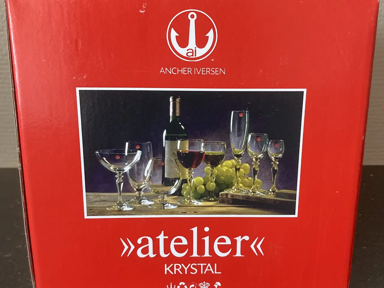 Billede 1 - Glas, Congnac, øl, champange, snaps, Atelier Kryst