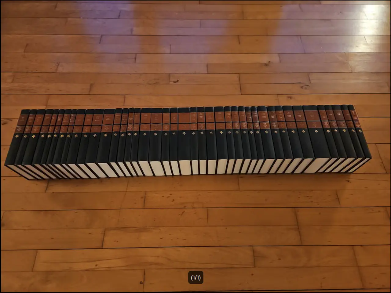 Billede 1 - Gyldendals Bibliotek, antikvarisk komplet samling,