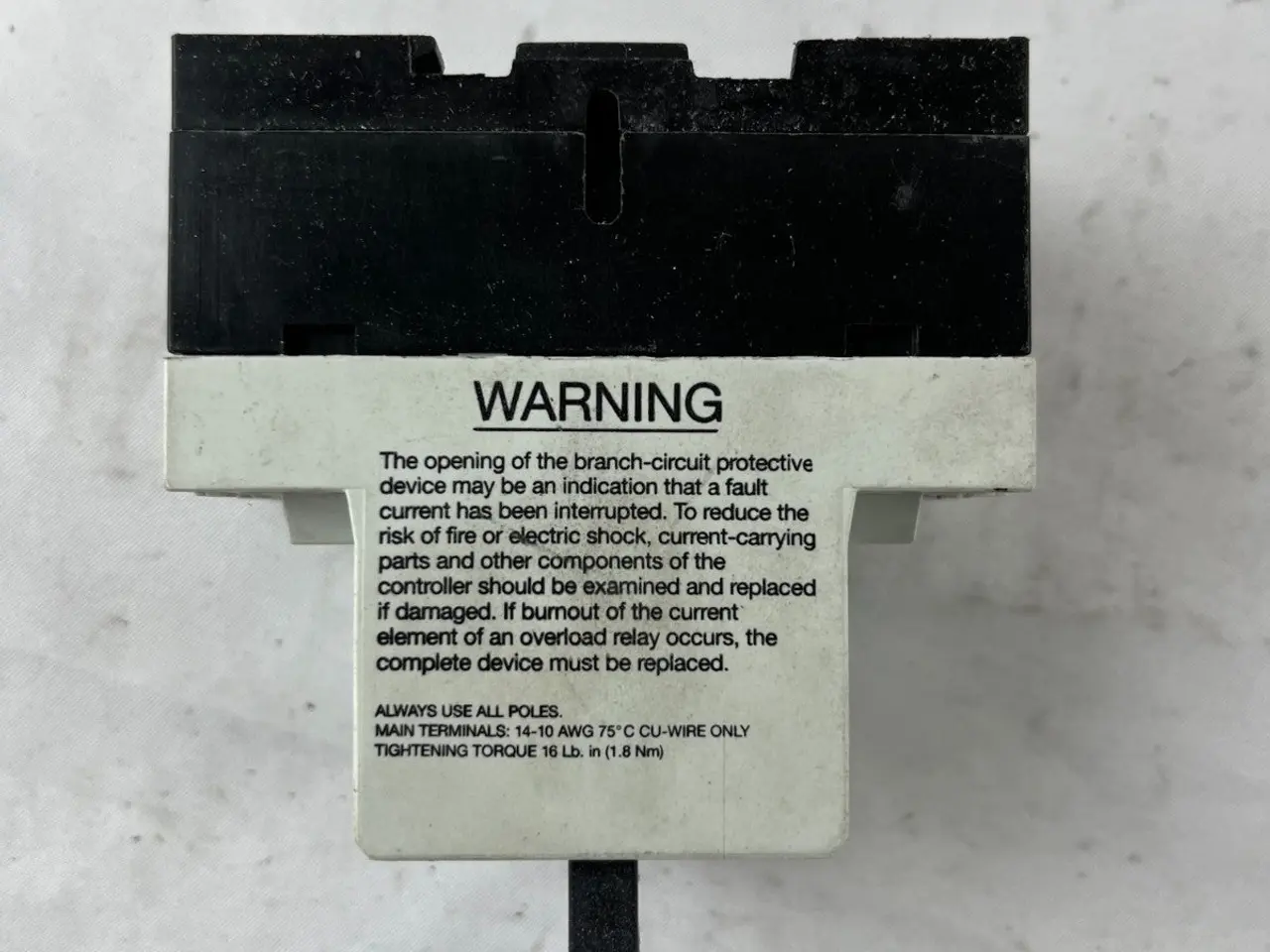 Billede 6 - GE SFKOE Motor Protection automatsikring 0.63–1A