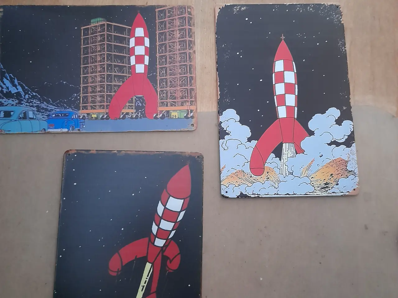 Billede 3 - TINTIN METAL SKILT 20 X 30 CM