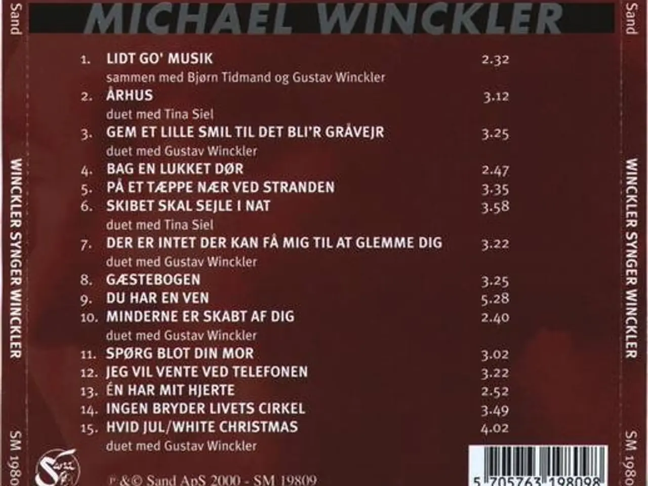 Billede 2 - Michael Winckler – Winckler Synger Winckler – CD