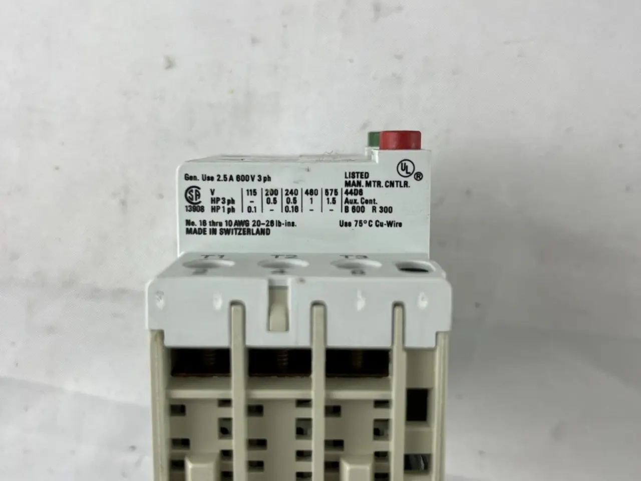 Billede 5 - Allen‑Bradley 140-MN-0063 Manual Motor Starter