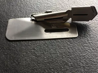 Kantbåndfod fra nedlagt systue