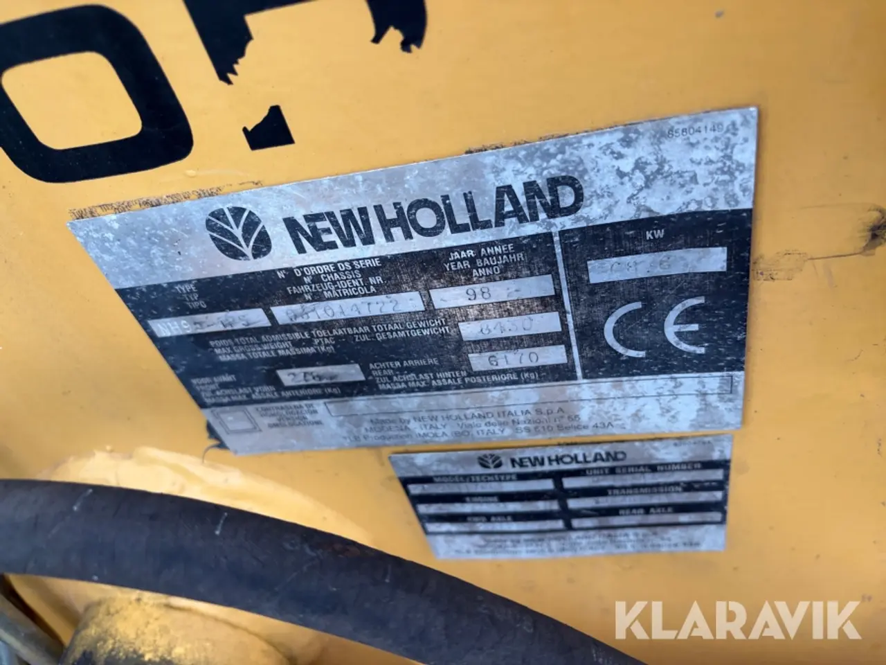 Billede 5 - Rendegraver NH95 New Holland NH95-4PS