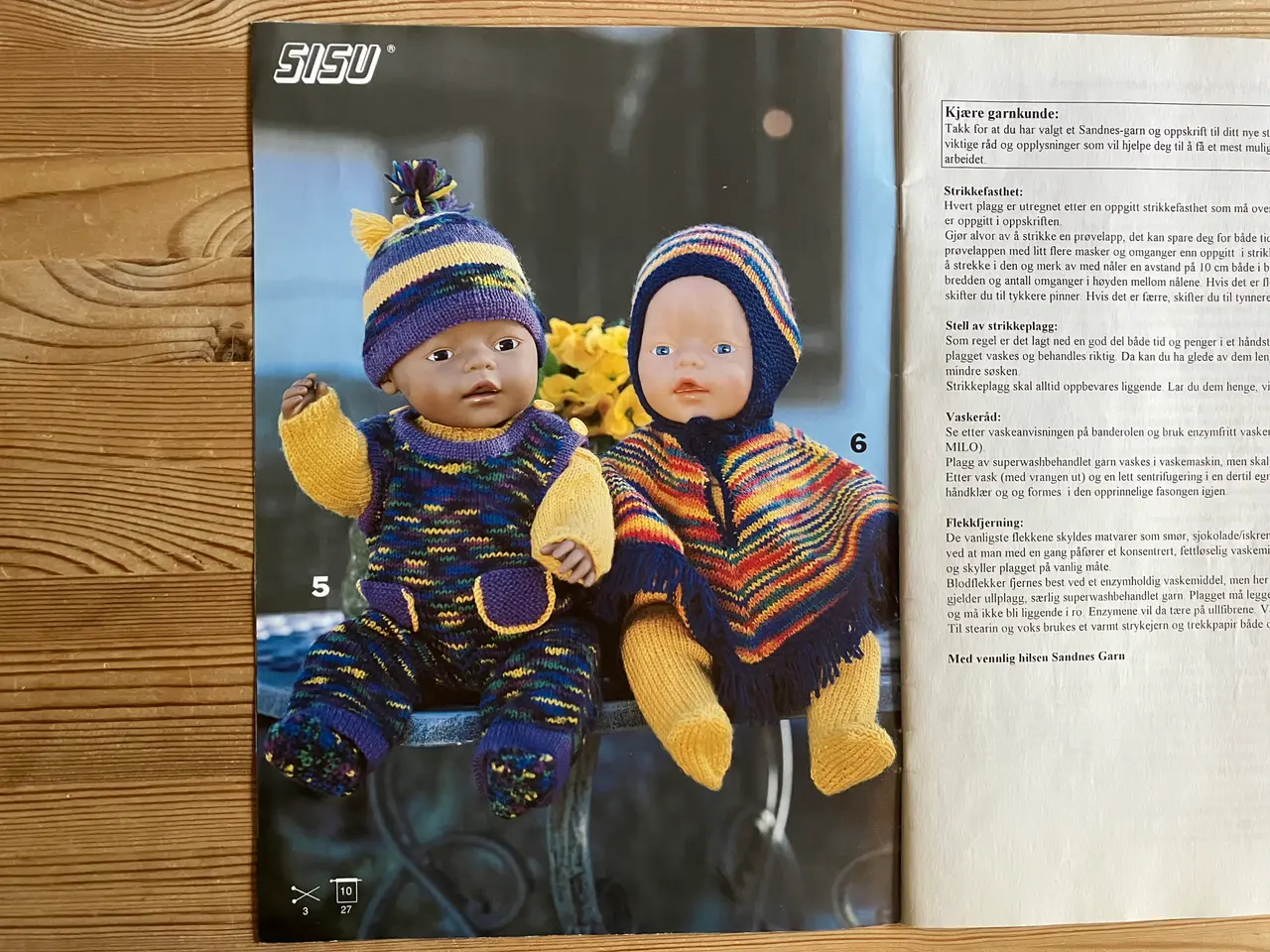 Billede 10 - 2 Sandnes Babyborn dukkehæfter, nr. 204 og nr. 306