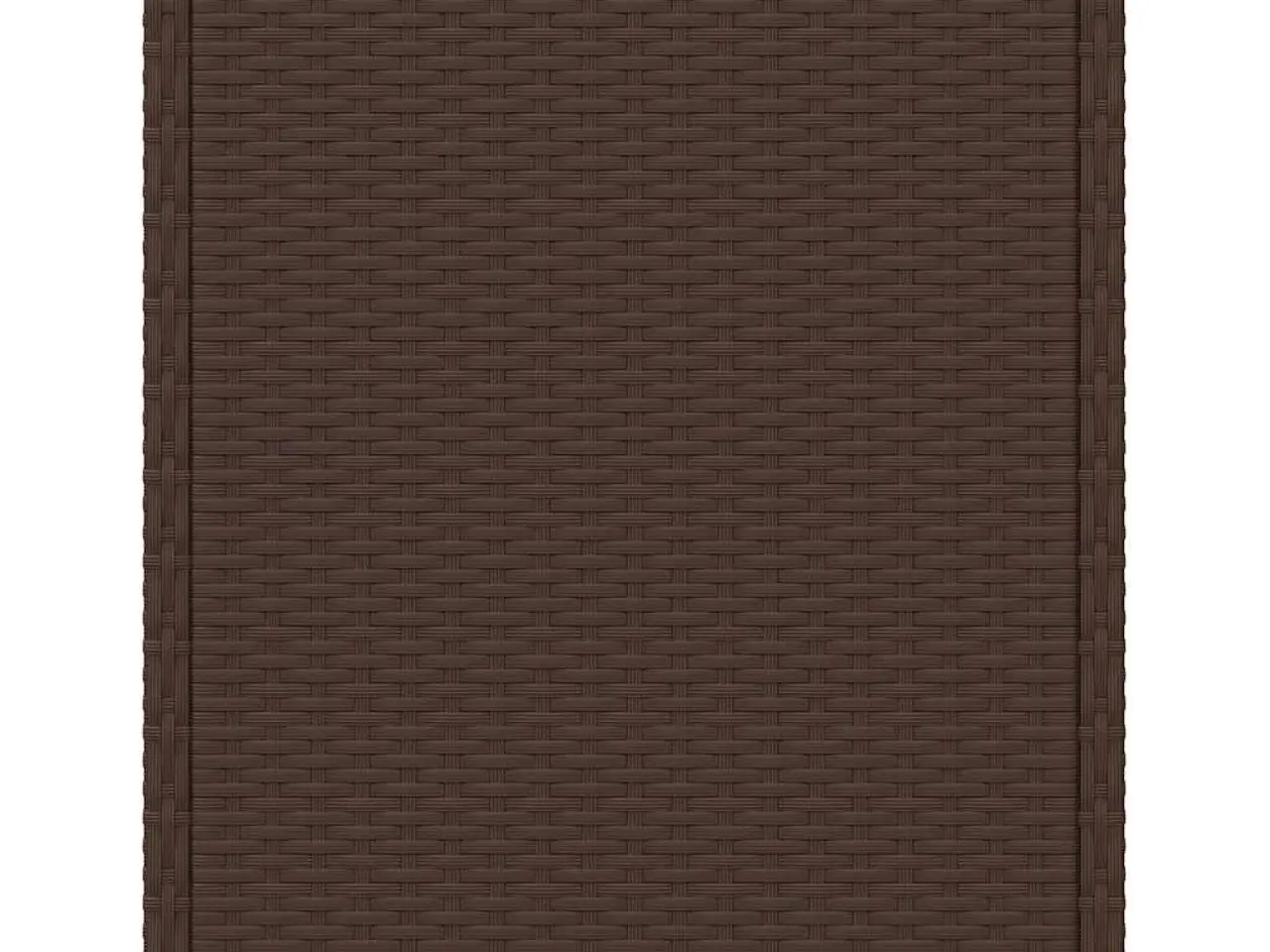 Billede 7 - Udendørs opbevaringskasse i brun polyrattan - 120 × 50 × 60 cm