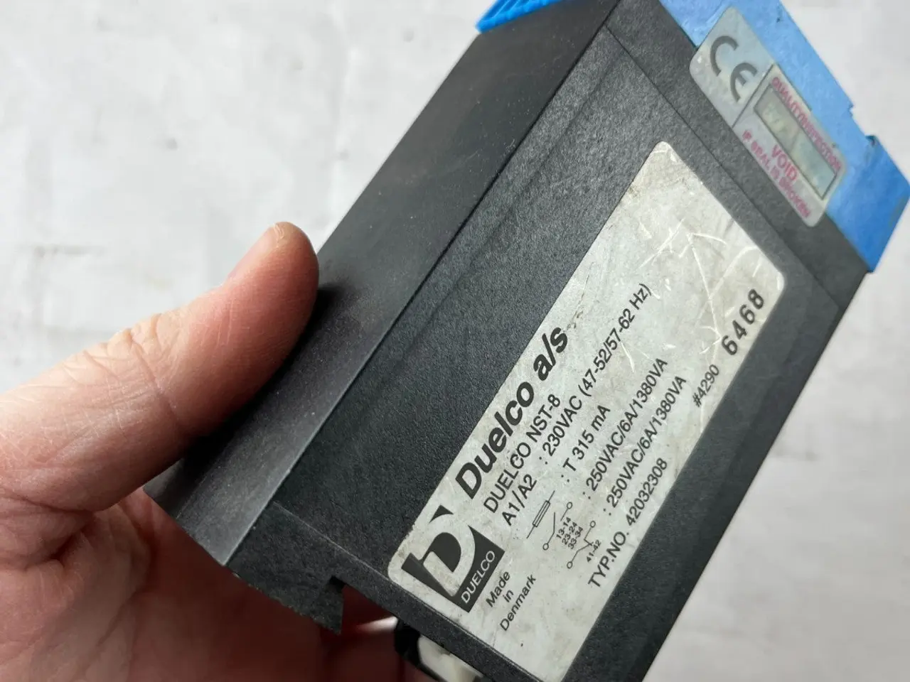 Billede 6 - Duelco NST-8 Emergency Stop sikkerhedsrelæ 230VAC