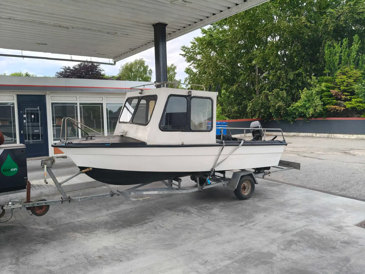 Billede 1 - Båd med trailer  og motor 