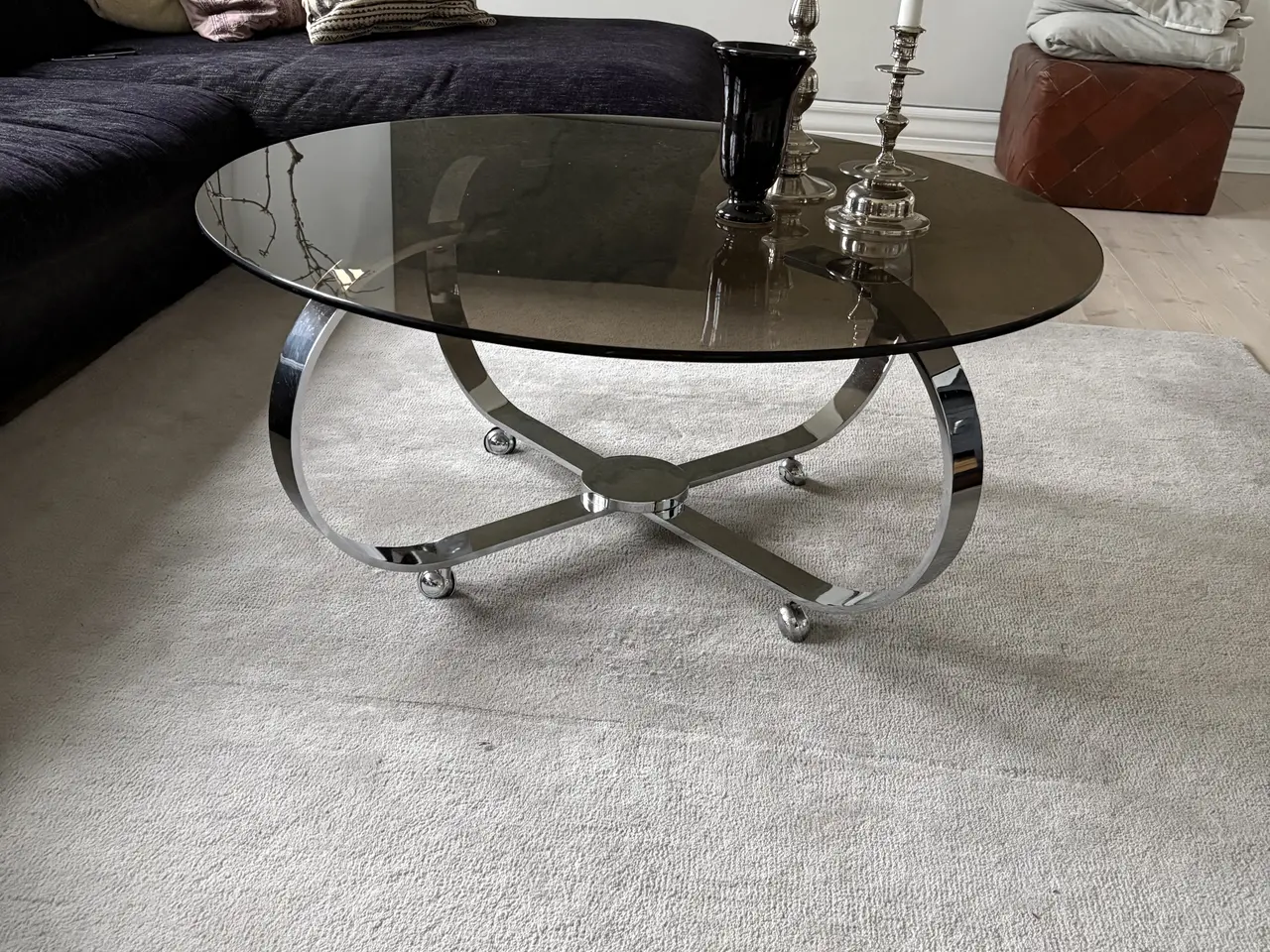 Billede 1 - Vintage Glasbord