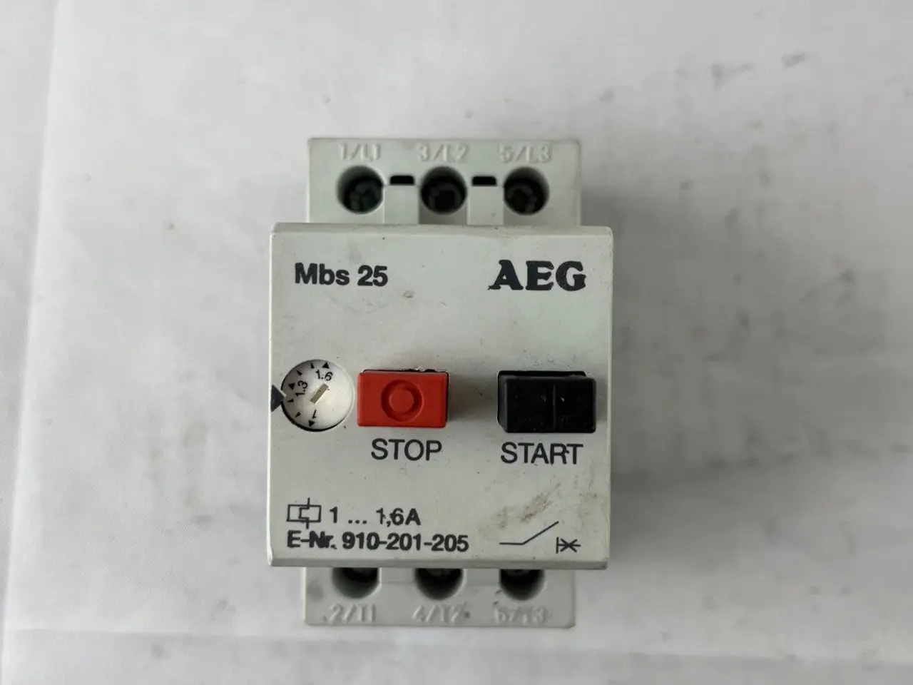 Billede 2 - AEG Mbs 25 Manual Motor Starter 1–1.6A 3‑Pole 600V
